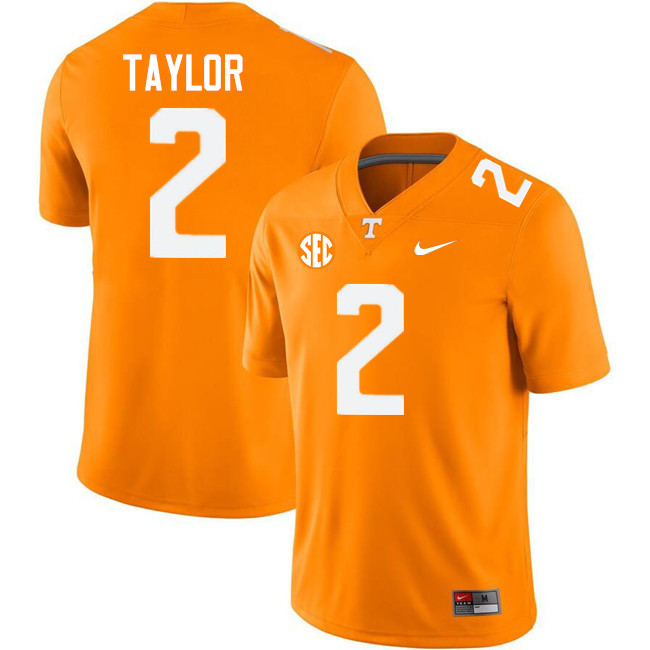 Alontae Taylor Tennessee Jersey,Tennessee Volunteers #2 Alontae Taylor College Jersey,Uniforms-Orang